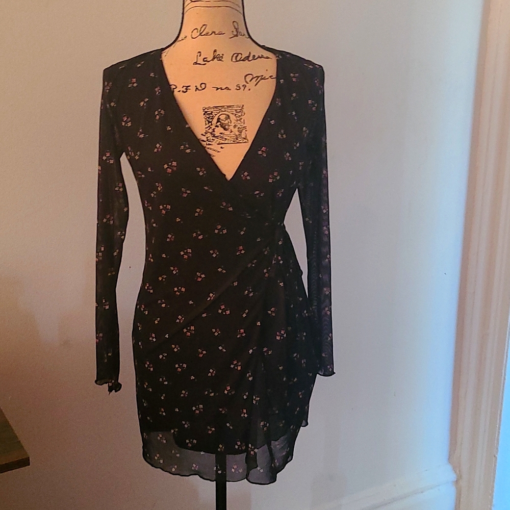Floral Wrap Dress